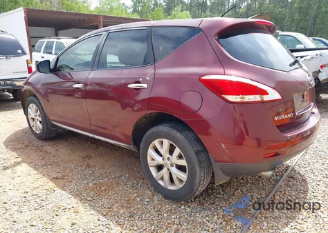 2012 Nissan Murano S z USA, uszkodzony, nr VIN JN8AZ1MU4CW117888